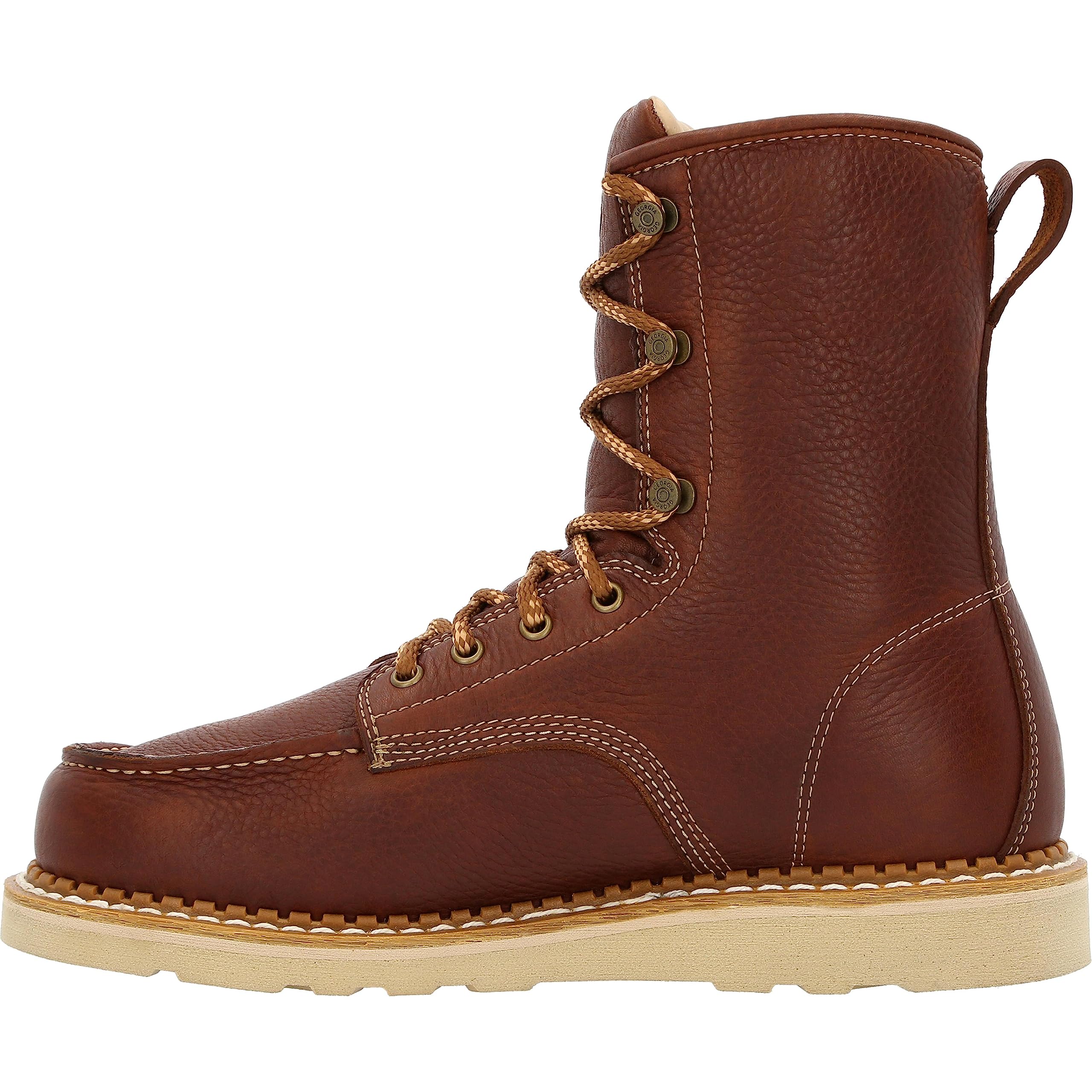 Georgia Boot Women's America Made Construction Boot - Steel Toe Work Boots for Women, Waterproof & Slip Resistant - Perfect for Construction Sites, Landscaping & Outdoor Work