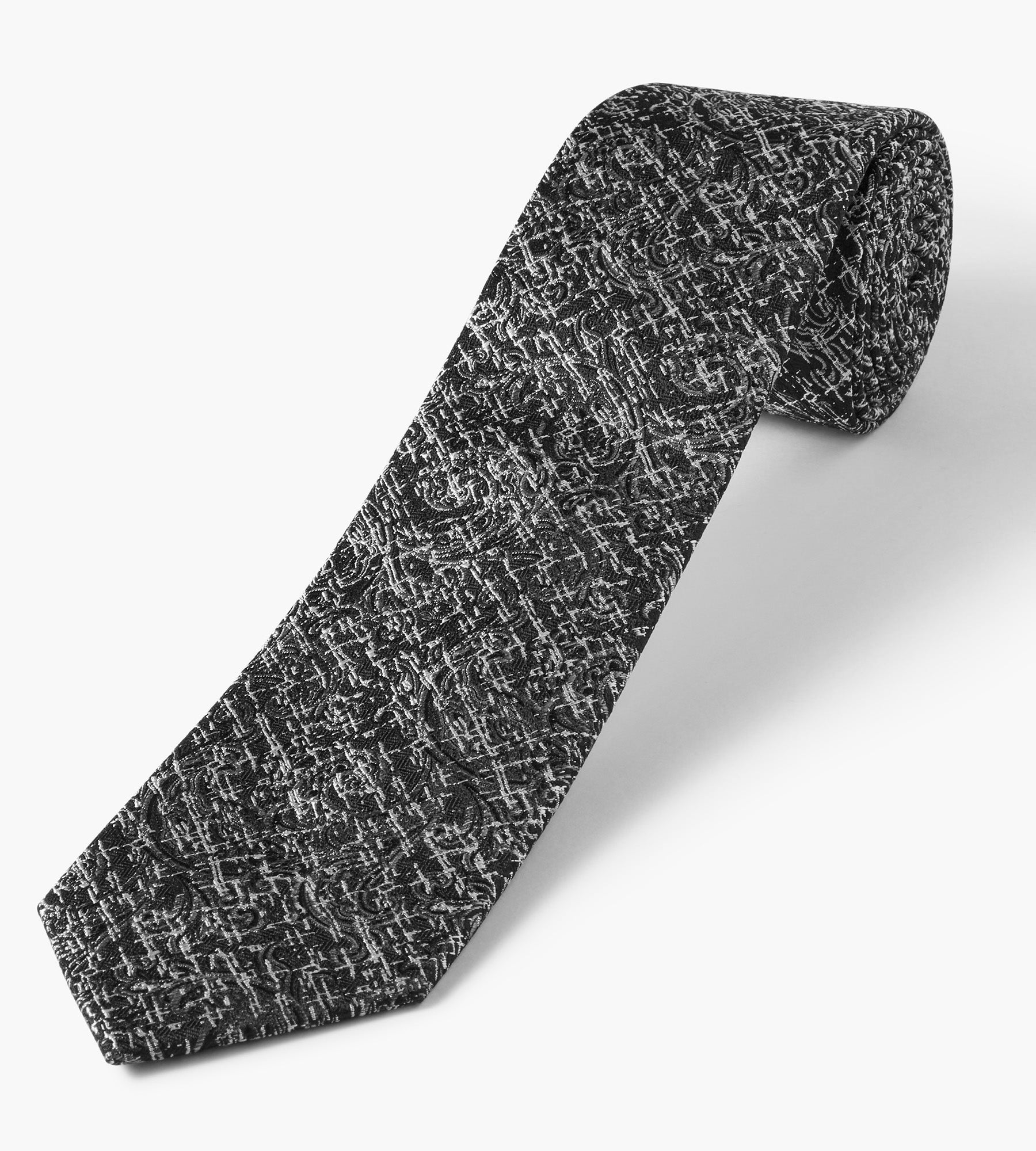 TT 5412 964 4538 Mid-Length Paisley Tie - Elegant Necktie for Business, Weddings & Formal Occasions