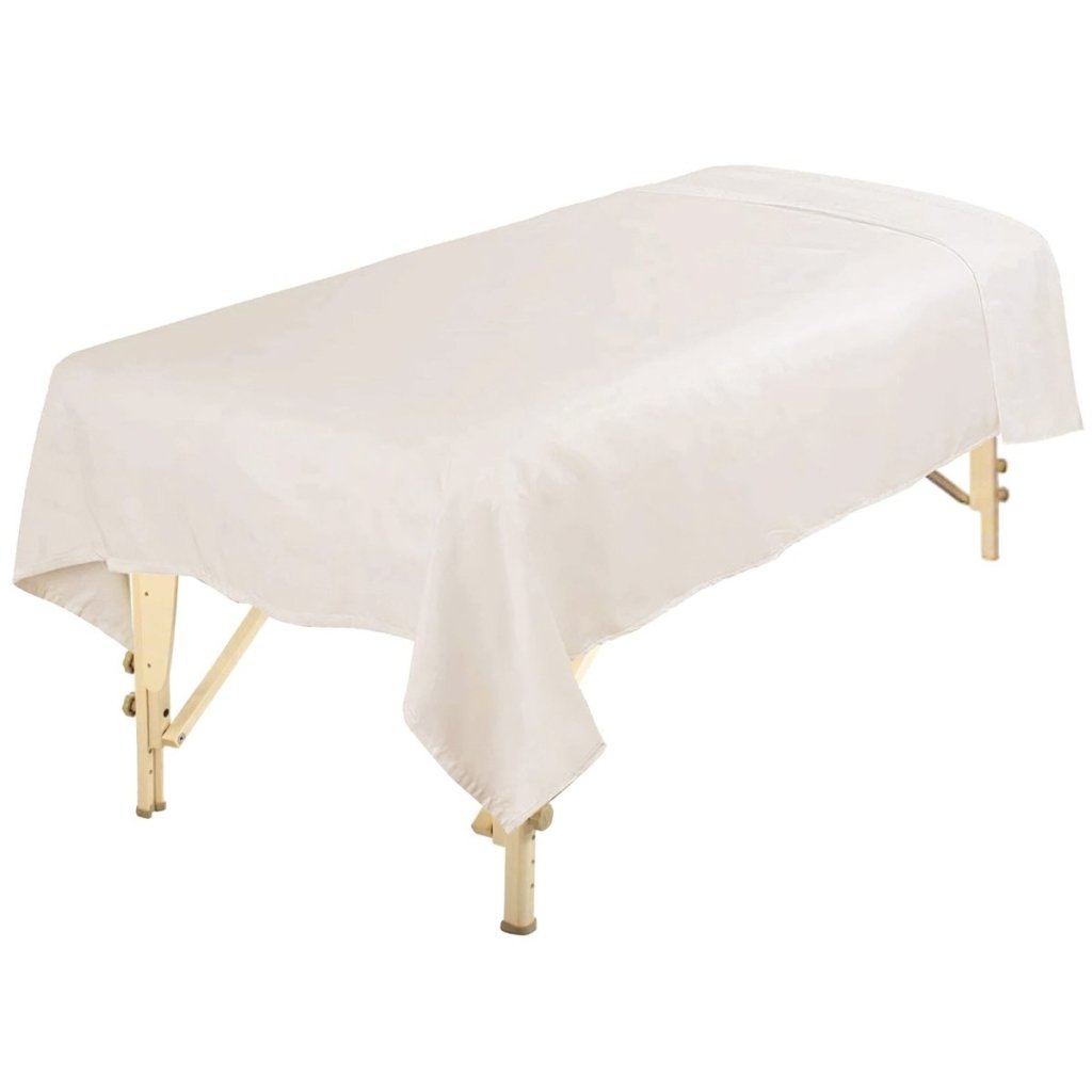 Premium Poly Cotton Massage Table Flat Sheet - Soft, Durable & Hypoallergenic - Perfect for Spa, Salon & Professional Massage Therapy Sessions
