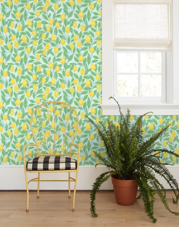 Nathan Turner Robins Egg Wallpaper - Premium Peel & Stick Removable Wallpaper for Kitchen, Bathroom, Nursery & Home Decor