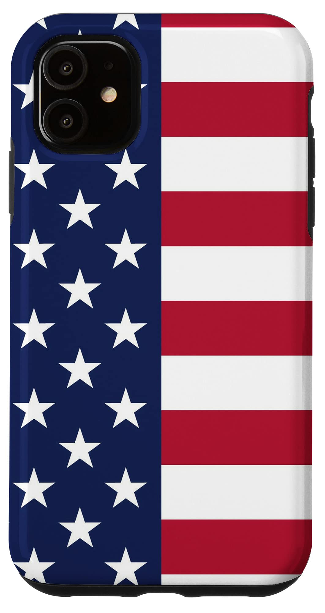 iPhone 11 Case with USA Flag Design - Patriotic American Pride Phone Cover for iPhone 11 - Perfect for 4th of July, Veterans Day & Patriotic Events