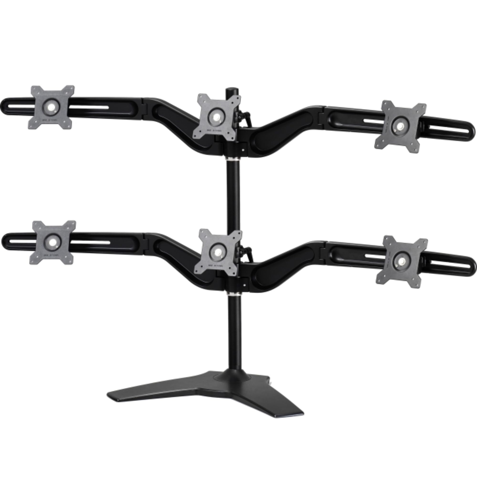 Mounts AMR6S: Heavy Duty Hex Monitor Mount Stand for 6 x 24