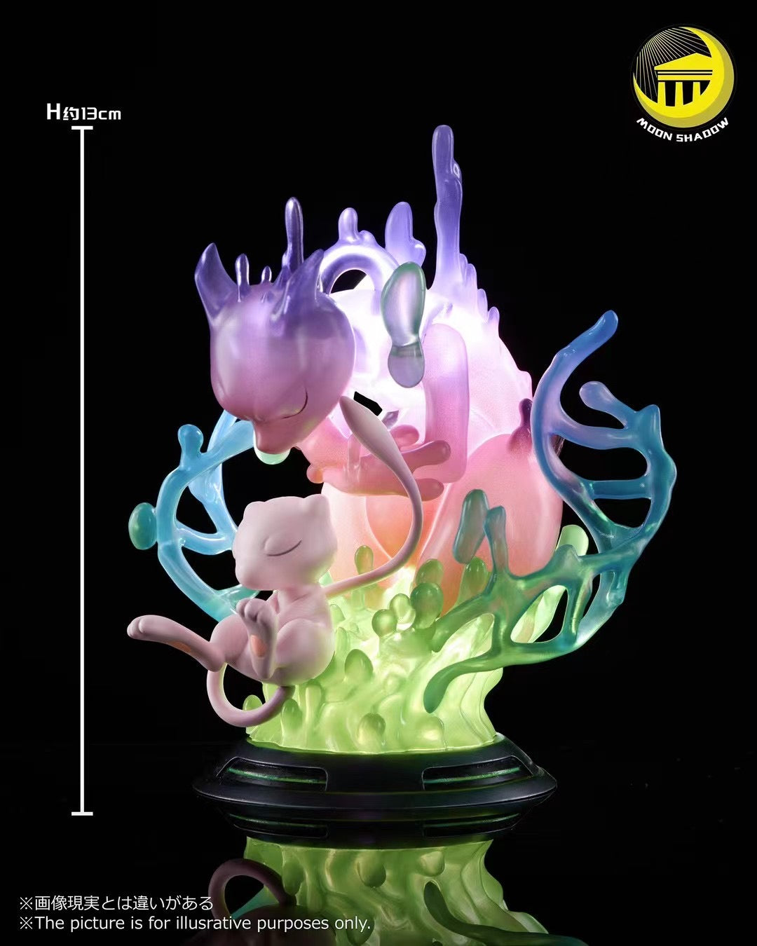 Moon Shadow Studio Awakening Series Mewtwo Pokémon Collectible Figure - Perfect for Gaming Displays, Anime Collections & Gift Giving