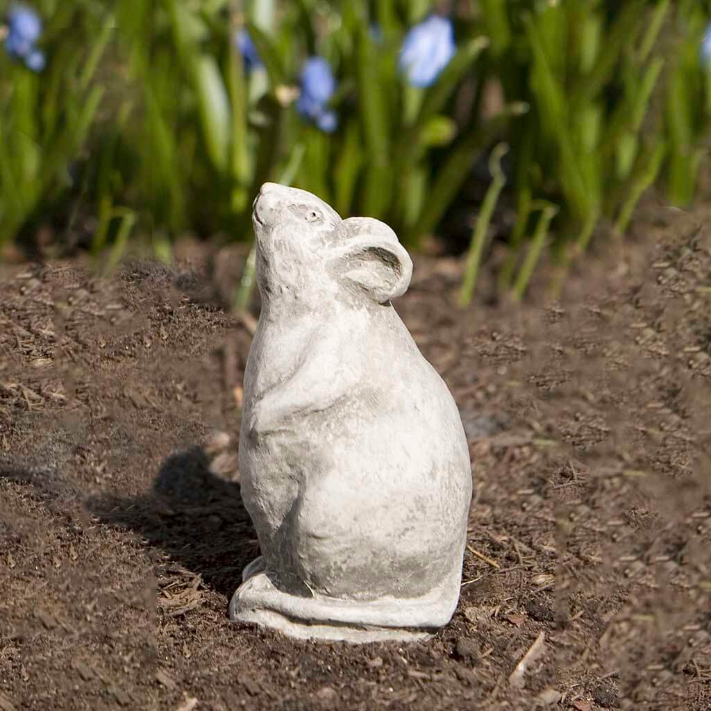 Campania International Mousie Mouse Statue - Handcrafted Garden Decor for Outdoor & Indoor Use - Perfect for Patio, Yard, and Home Décor