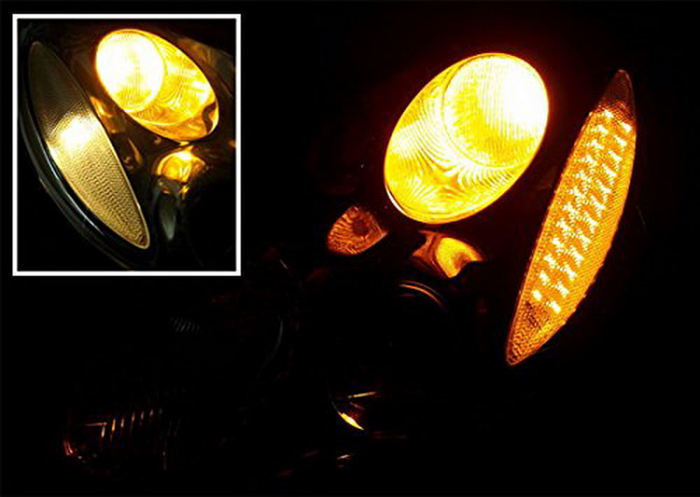 20 Pack Amber Yellow 12V LED Bulbs for Car Headlights & Turn Signals - Durable Replacement Lights for DIY Automotive Lighting Upgrade - Perfect for Night Driving, Off-Roading & Vehicle Customization
