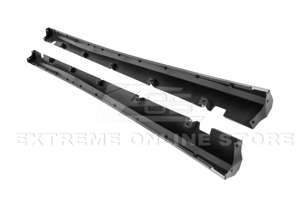 2011-Present Dodge Charger Base & SRT Models Replacement Side Skirt Rocker Panel Pair - OEM Style Polypropylene Primer Black | Perfect for Car Restoration, Body Kit Upgrades & Custom Modifications