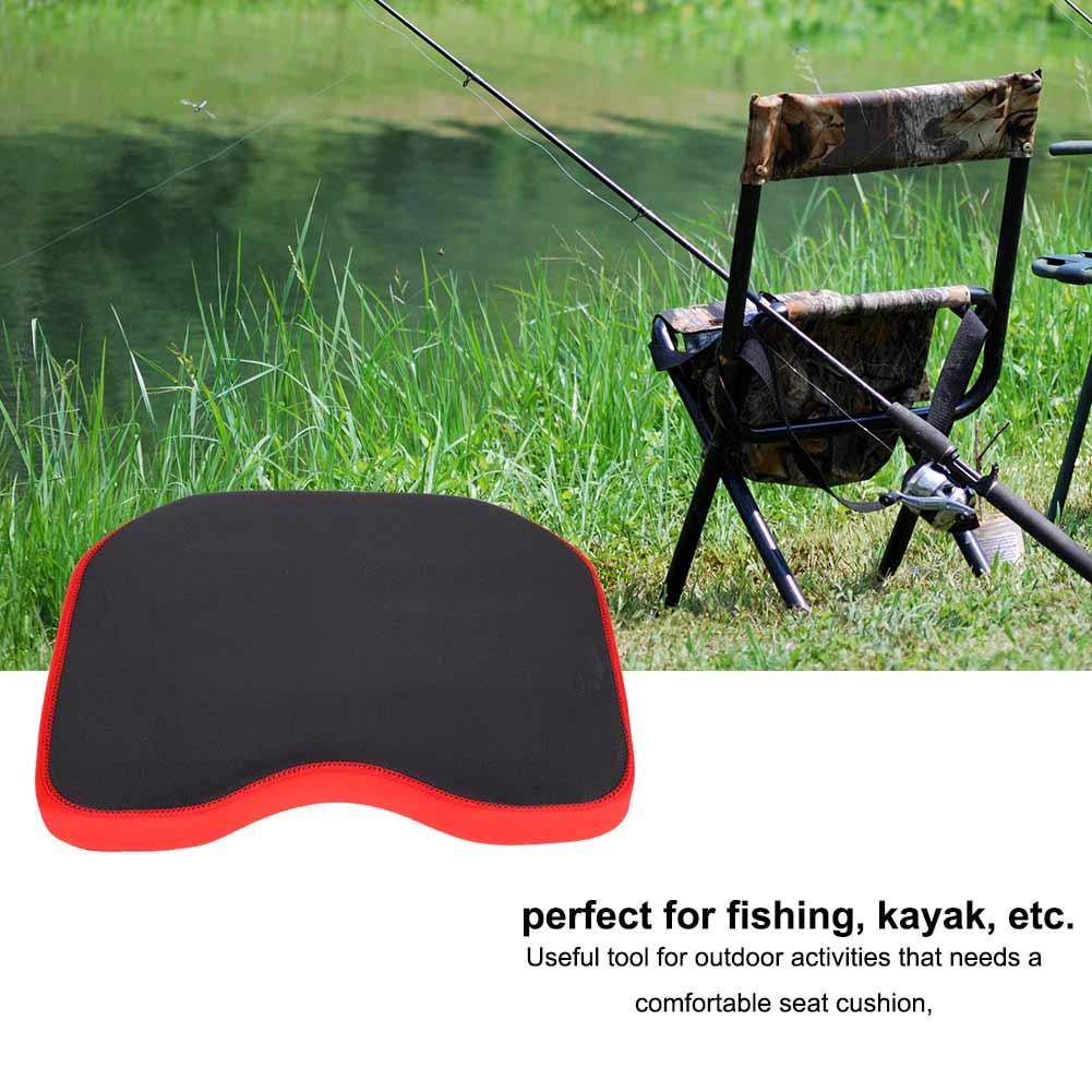 Premium Kayak Seat Cushion with Suction Cups - Comfortable & Non-Slip Fishing Boat Seat Pad for Kayaks, Canoes, and Small Boats - Ideal for Long Fishing Trips, Water Sports, and Outdoor Adventures