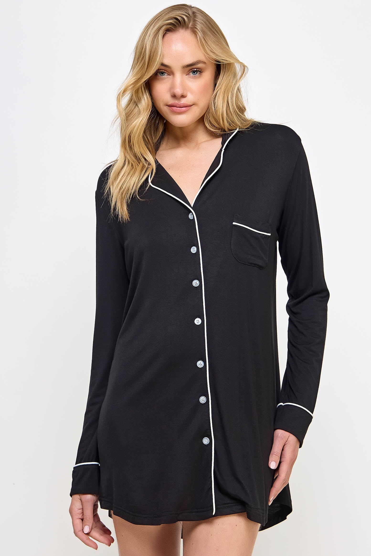 BeWicked Women's Mahina Sleep Shirt 2088 - Soft & Comfortable Nightwear for Lounge & Sleep - Perfect for Relaxing at Home or Sleepovers