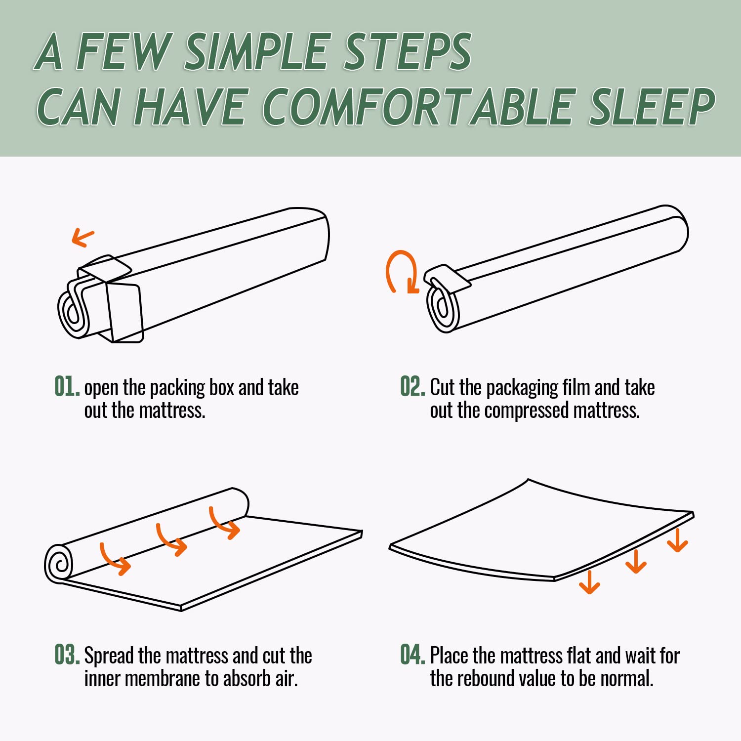 PayLessHere 10 Inch Twin Mattress - Green Tea Infused Memory Foam, CertiPUR-US Certified Medium Firm Mattress, Fiberglass Free with Removable Soft Cover | Perfect for Bed Frames, Bunk Beds, Trundle Beds & Guest Rooms (White)