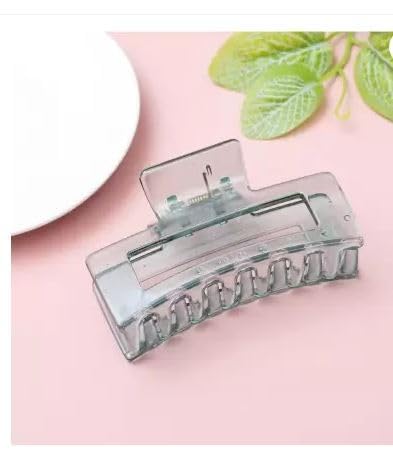 FAMEZA 4-Piece Medium Acrylic Claw Hair Clips for Women & Girls - 3.4