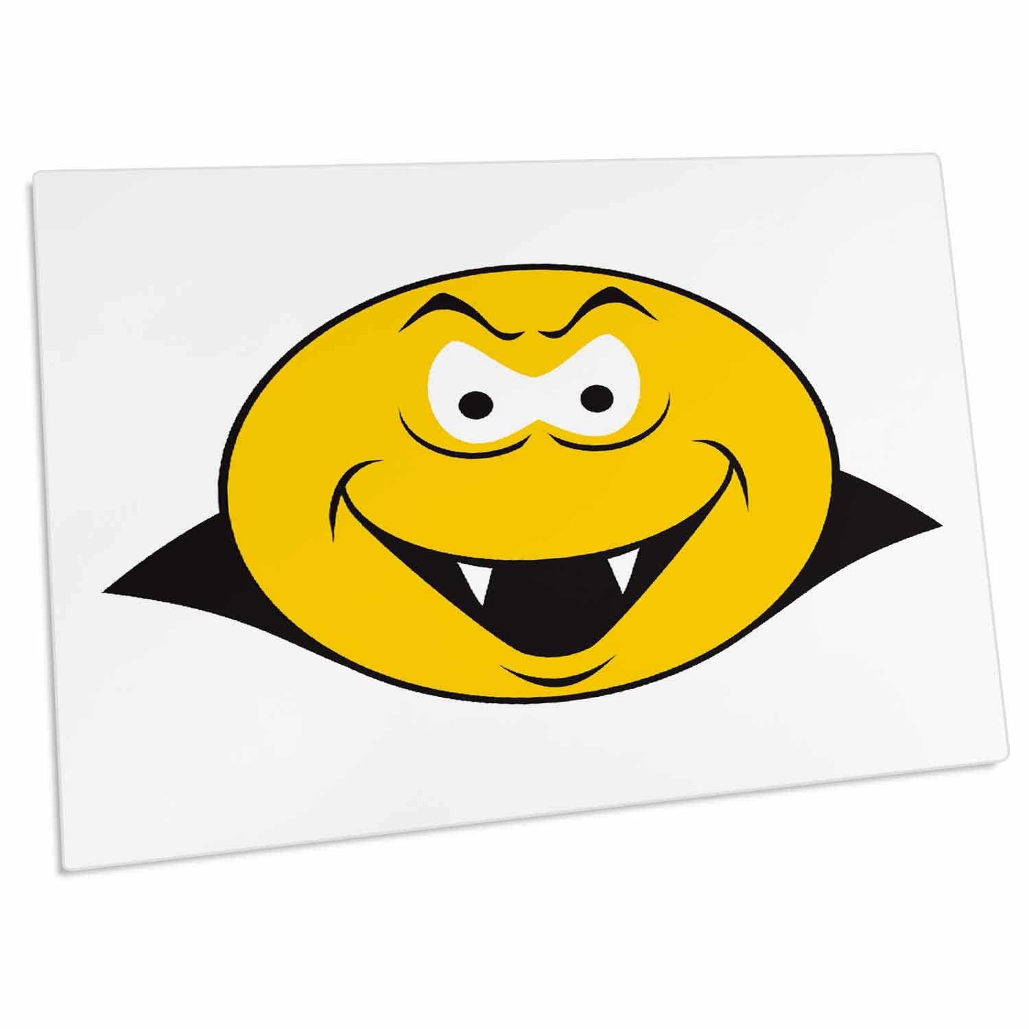 3D Rose Yellow Smiling Face Desk Pad Place Mat Set (dpd-103815-1) - Non-Slip Table Protector for Dining, Office, or Home Decor