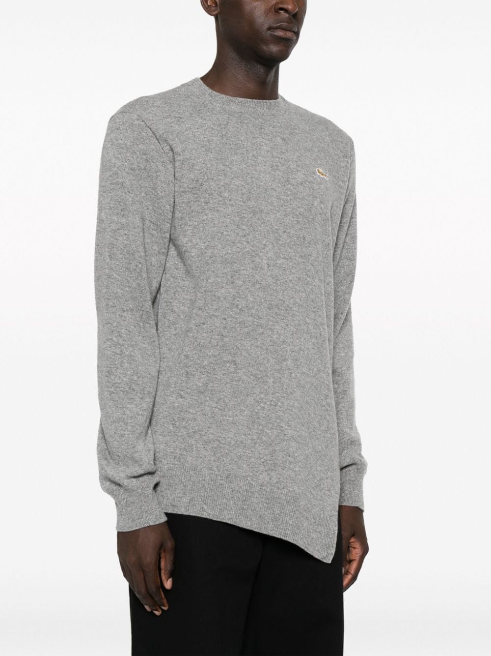 Comme des Garcons Grey Sweater for Men & Women | Stylish Casual Pullover for Fall & Winter Fashion | Perfect for Office, Dating & Travel