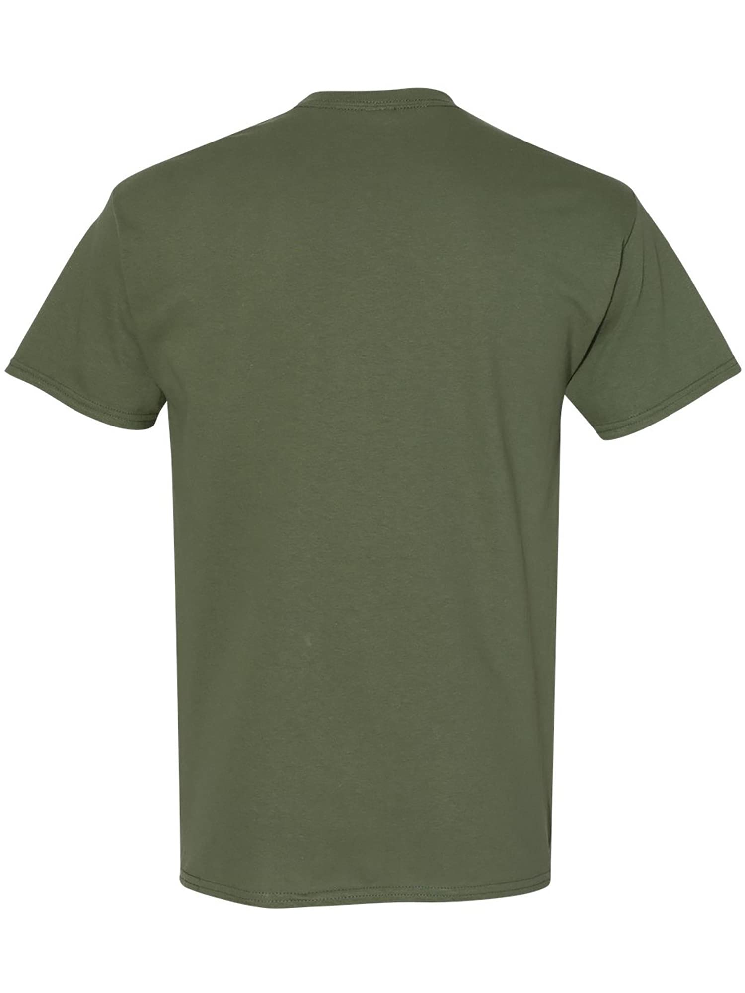 Military Green Skull and Cross Bones Short Sleeve T-Shirt for Men - Gothic Punk Style Casual Wear for Concerts, Halloween & Street Fashion