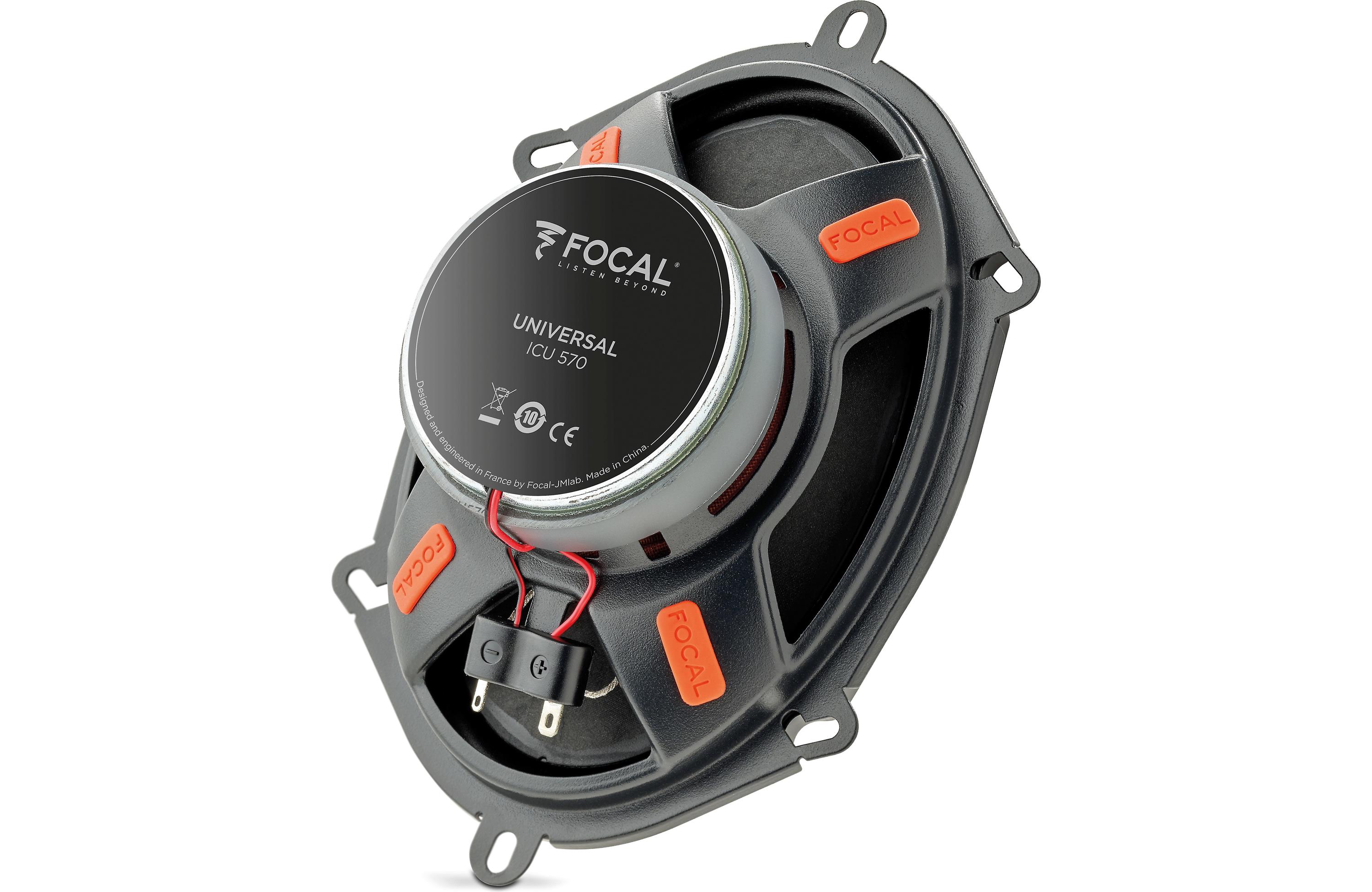 Focal ICU 570 Universal 5x7 Coaxial Car Speakers (Pair) - Premium Sound System for Vehicles, Boats & Home Audio - Perfect for Car Audio Upgrades, Marine Applications & Custom Installations