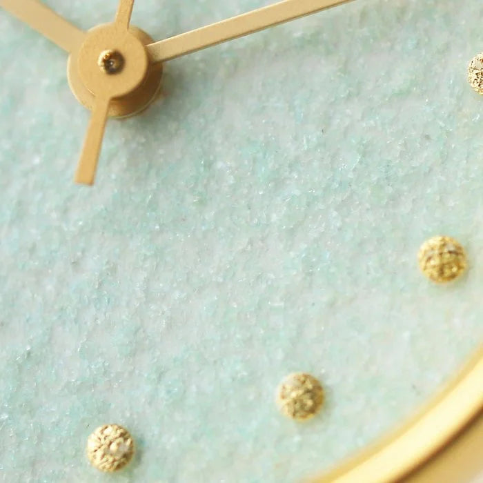 Elegant Women's Amazonite Wristwatch - Pale Greenish Blue Japanese Handmade Watch for Casual & Formal Occasions