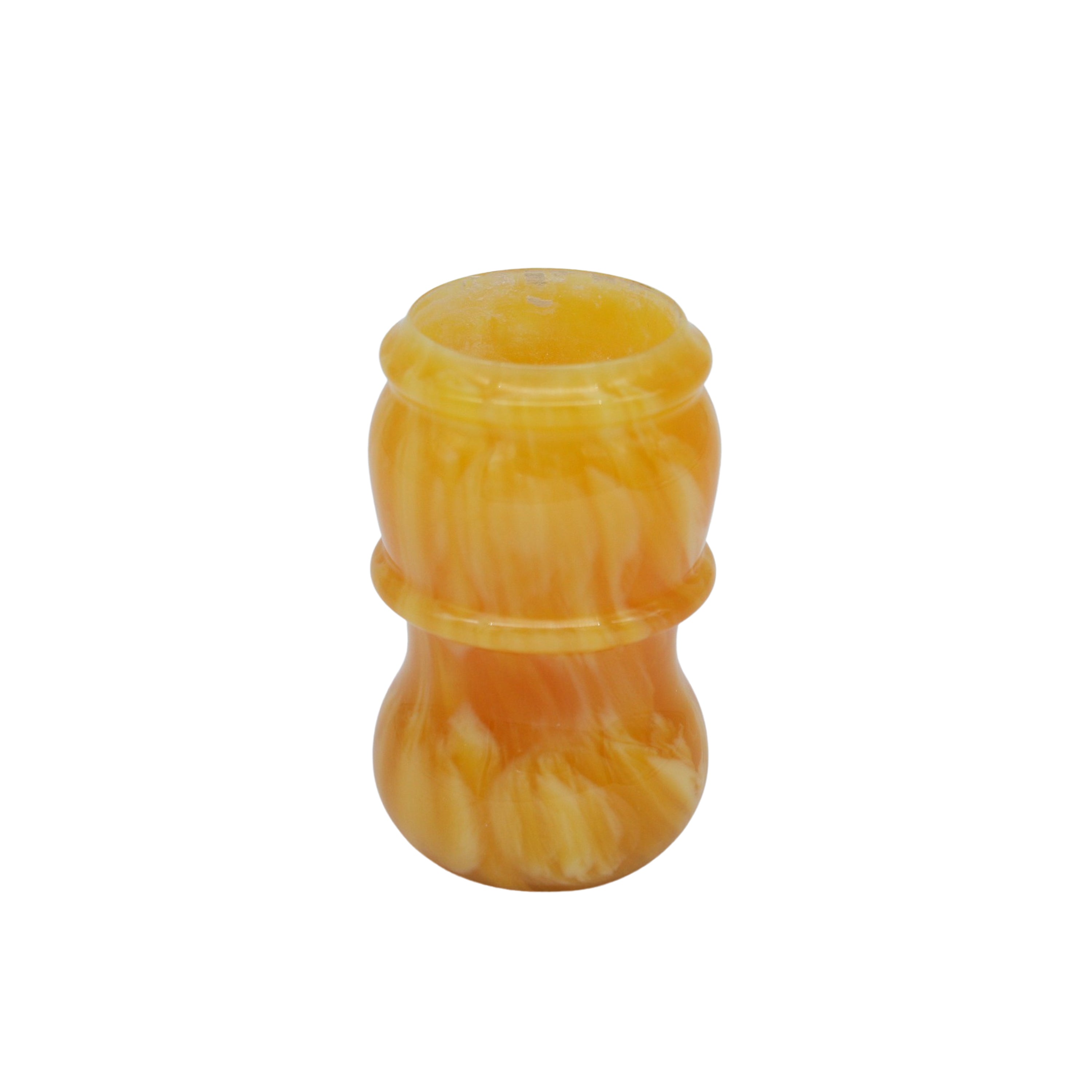 Premium Amber Handcrafted Shaving Brush Handle for Wet Shaving - Fits 24mm & 26mm Knots - Perfect for Traditional Wet Shaving, Barber Shop & Men's Grooming Routine
