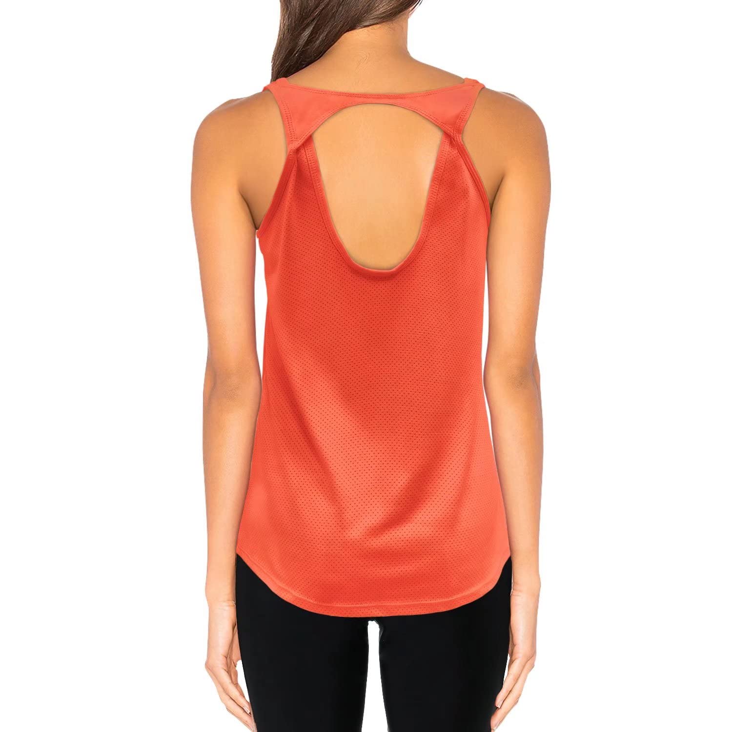 Women's Workout Tank Tops - Sleeveless Racerback Yoga Shirts for Running, Gym & Fitness | HISOKOI Breathable Loose Fit Activewear for Women