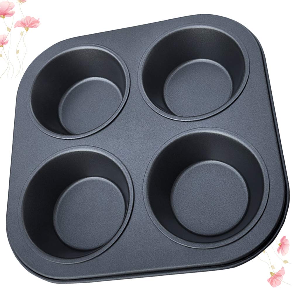 DOITOOL 4-Piece Non-Stick Baking Set - Oven Roasting Pans, Muffin Cake Molds, Mini Ice Cube Trays & Cookie Cutters - Perfect for Cupcakes, Cookies, Pot Pies & Party Desserts