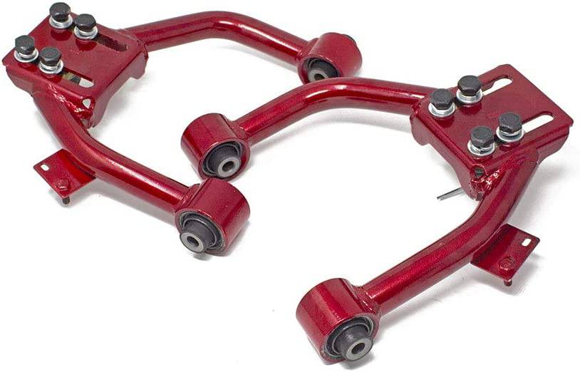 Godspeed AK 046 Adjustable Front Camber Arms with Ball Joints - Upper Control Arms (Set of 2) - Compatible with 2004-2008 Acura TSX/TL & 2003-2007 Honda Accord - Perfect for Performance Tuning, Suspension Upgrades, and Track Racing