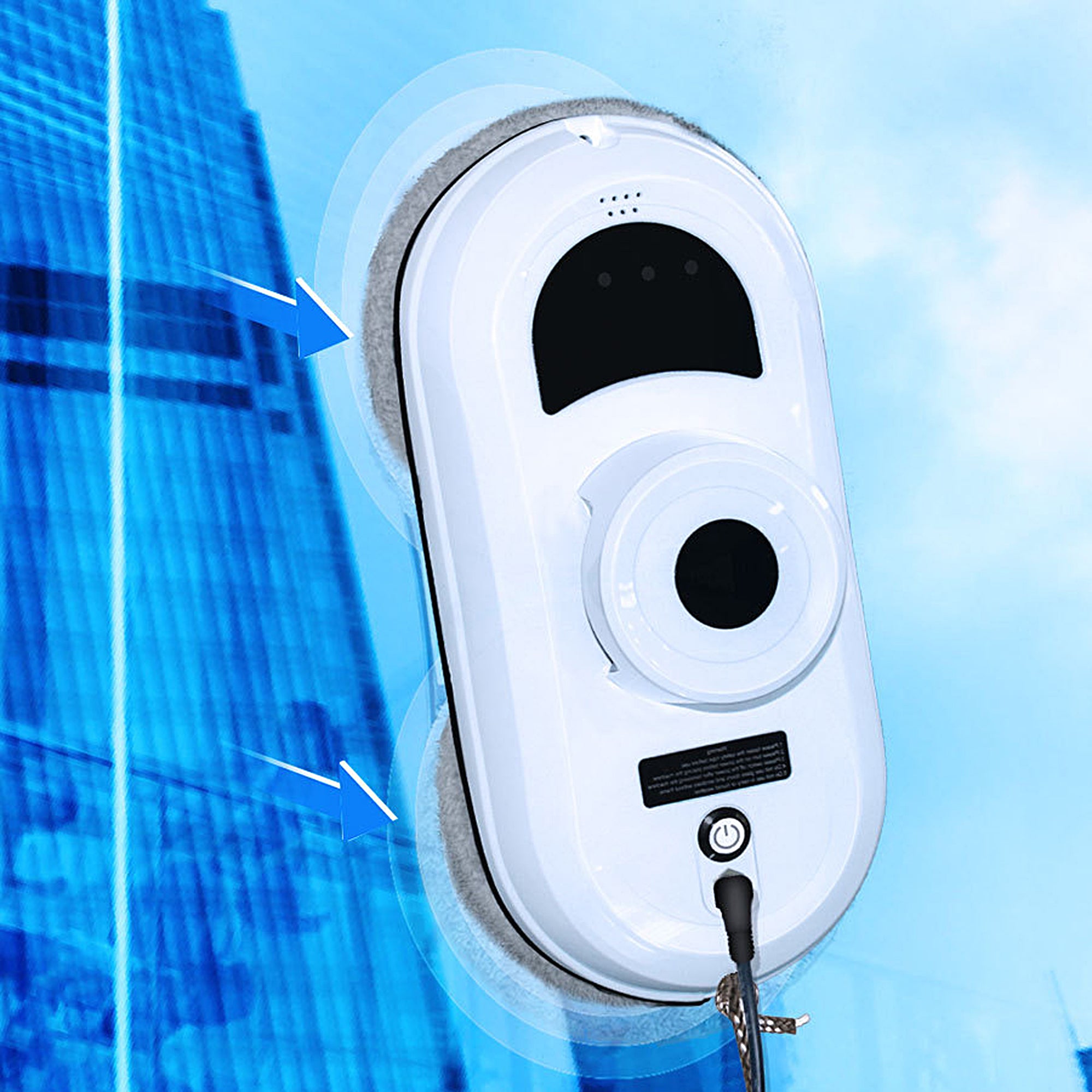 Automatic Window Cleaning Robot - Smart AI-Powered Glass Cleaner for Home & Office - Effortless Streak-Free Shine - Perfect for High-Rise Buildings & Hard-to-Reach Windows