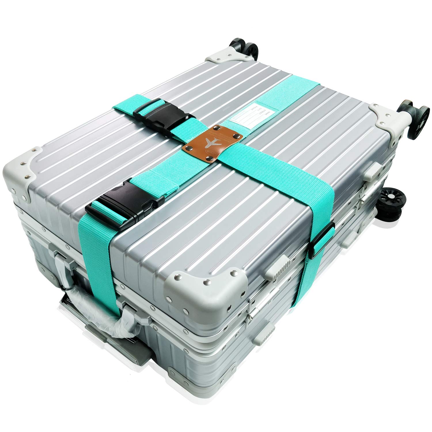 Premium Luggage Straps for Suitcases - Adjustable Travel Bag Straps with Secure Locking Buckles - Perfect for Airplane Travel, Cruise Vacations & Business Trips