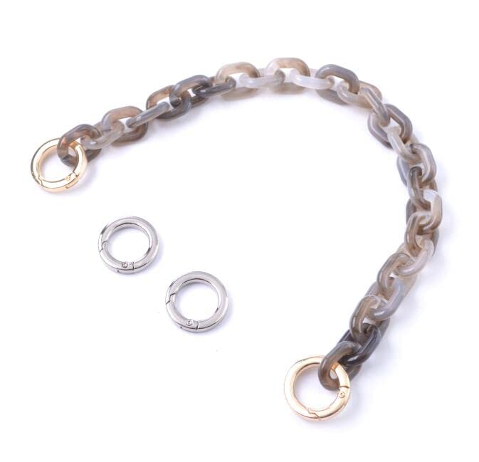 Wento 15-Inch Handbag Chain Handles - Plastic Purse Straps with Marble Design | Replacement Handbag Accessories for Women's Tote Bags & Shoulder Bags