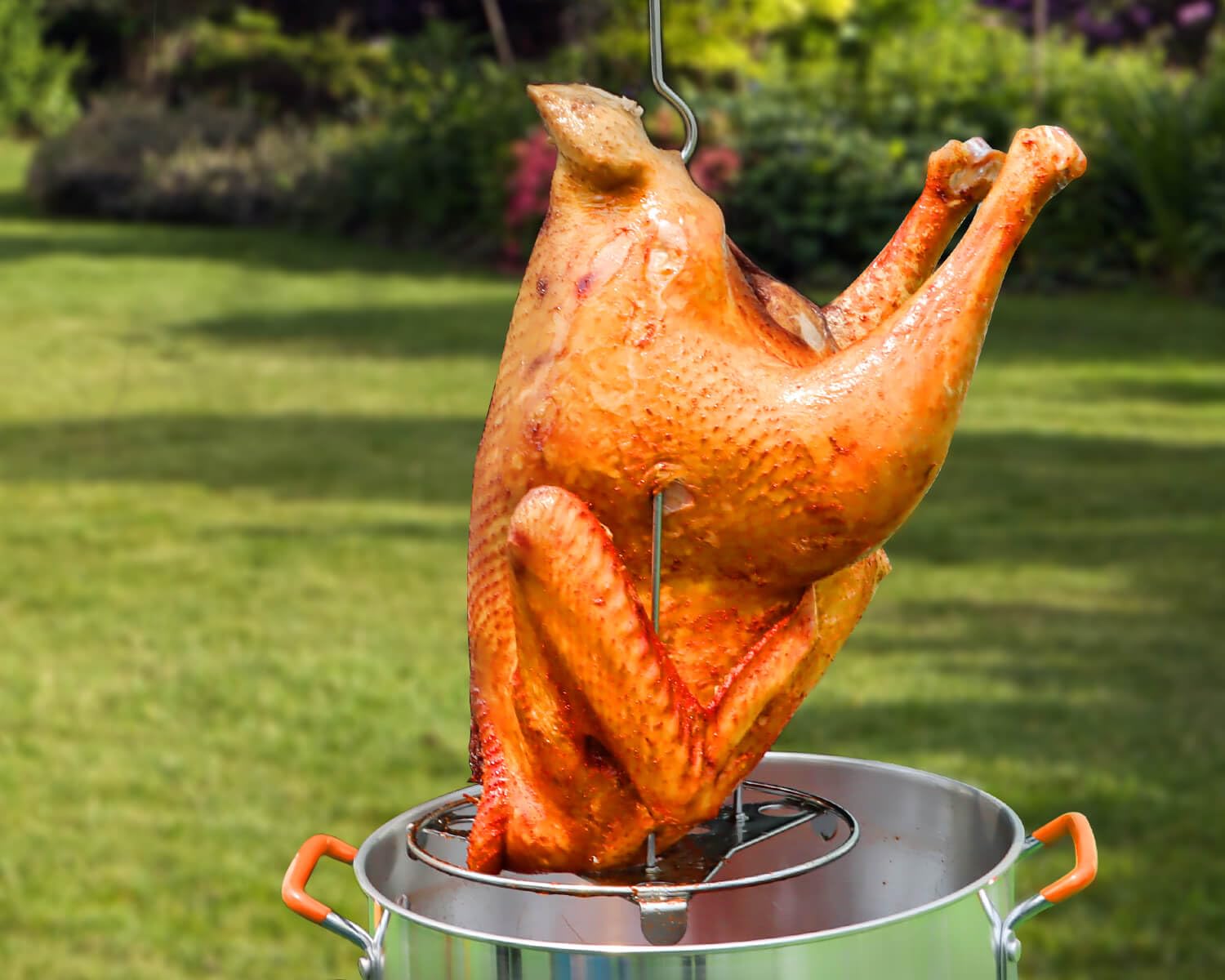 Lafati 30QT & 10QT Turkey Fryer Set with Large Steamers - 54,000BTU High Output Burner for Outdoor Cooking, Camping, Thanksgiving Dinner - Perfect for Backyard BBQs, Tailgating & Holiday Feasts
