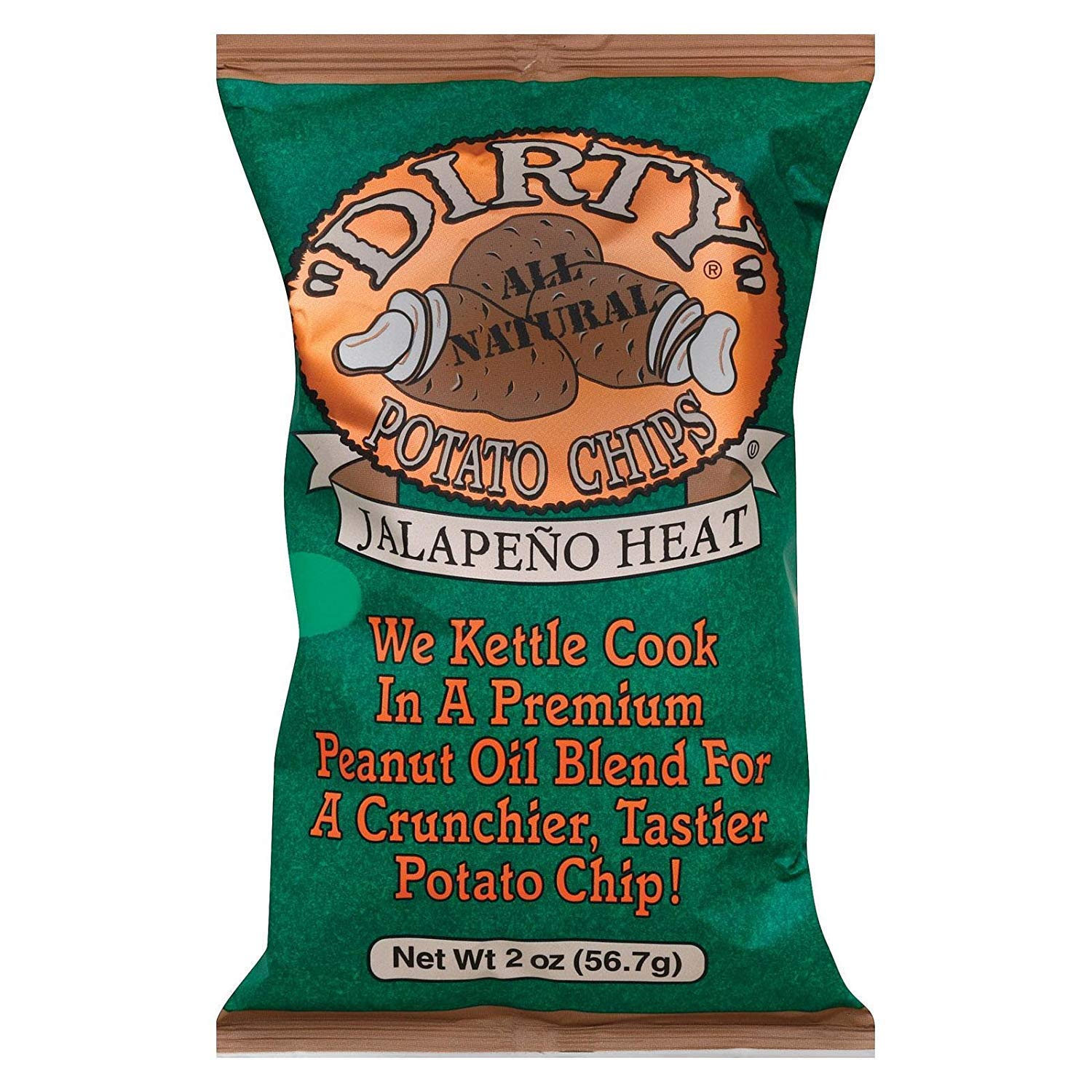 Spicy Jalapeno Heat Chips - Crunchy Snack for Parties, Game Nights & Healthy On-the-Go Munching