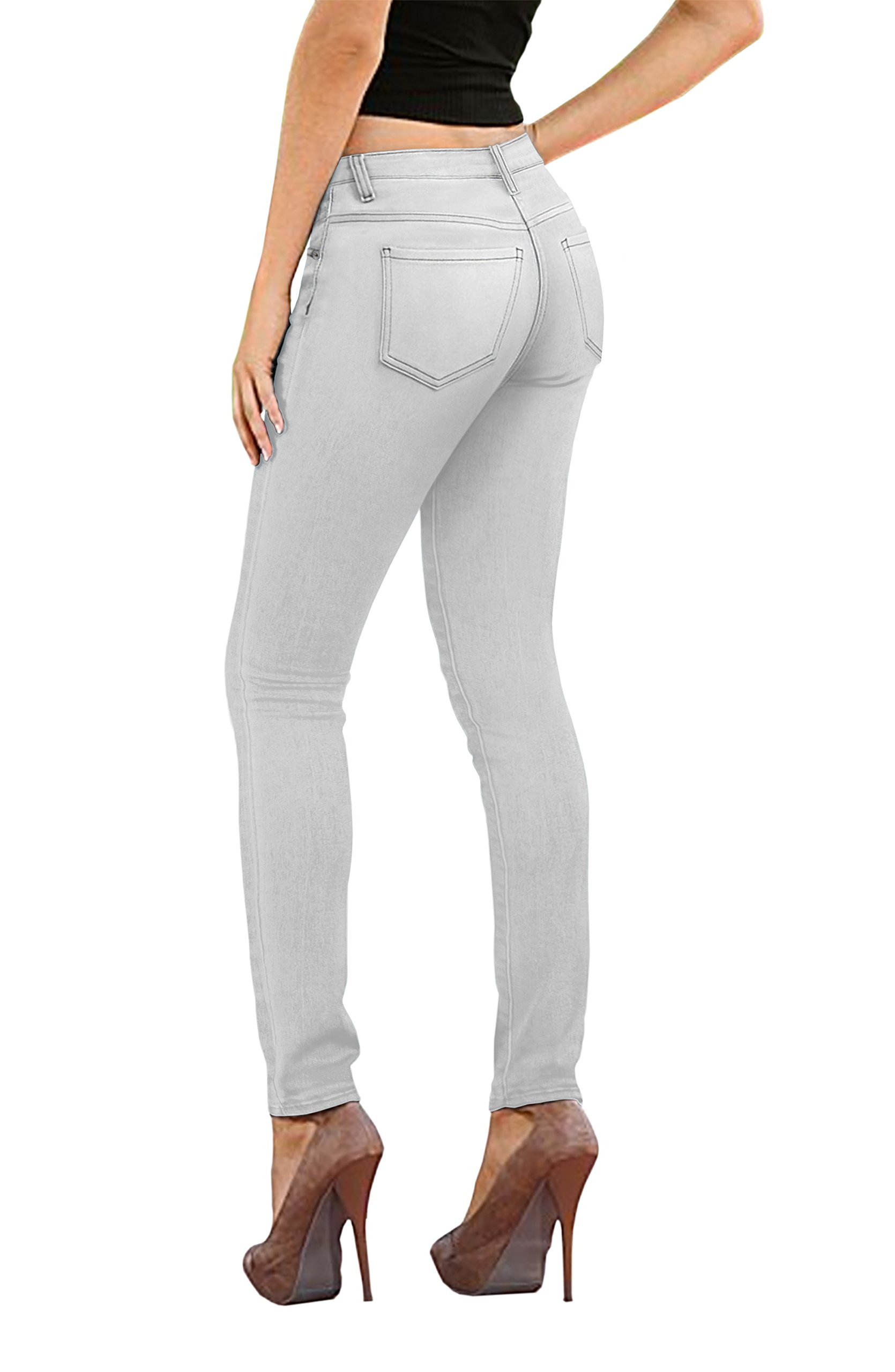 Hybrid & Company Women's Super Stretch Comfortable Denim Skinny Jeans - Perfect for Work, Casual Outings & Everyday Wear