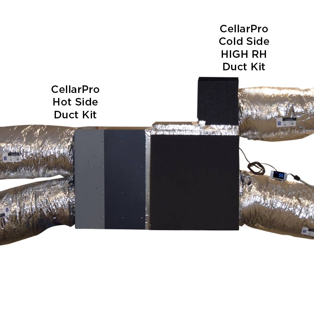 CellarPro VS/Split Duct Hood (Cold Side) for High Humidity Environments - Perfect for Wine Cellars, Breweries & Commercial Refrigeration