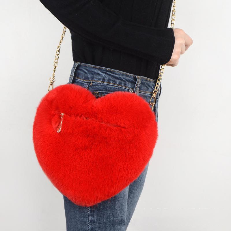 Stylish Women's Cute Kawaii Faux Fur Crossbody Bag - Trendy Animal Print Shoulder Purse for Casual Outings, Date Nights & Shopping