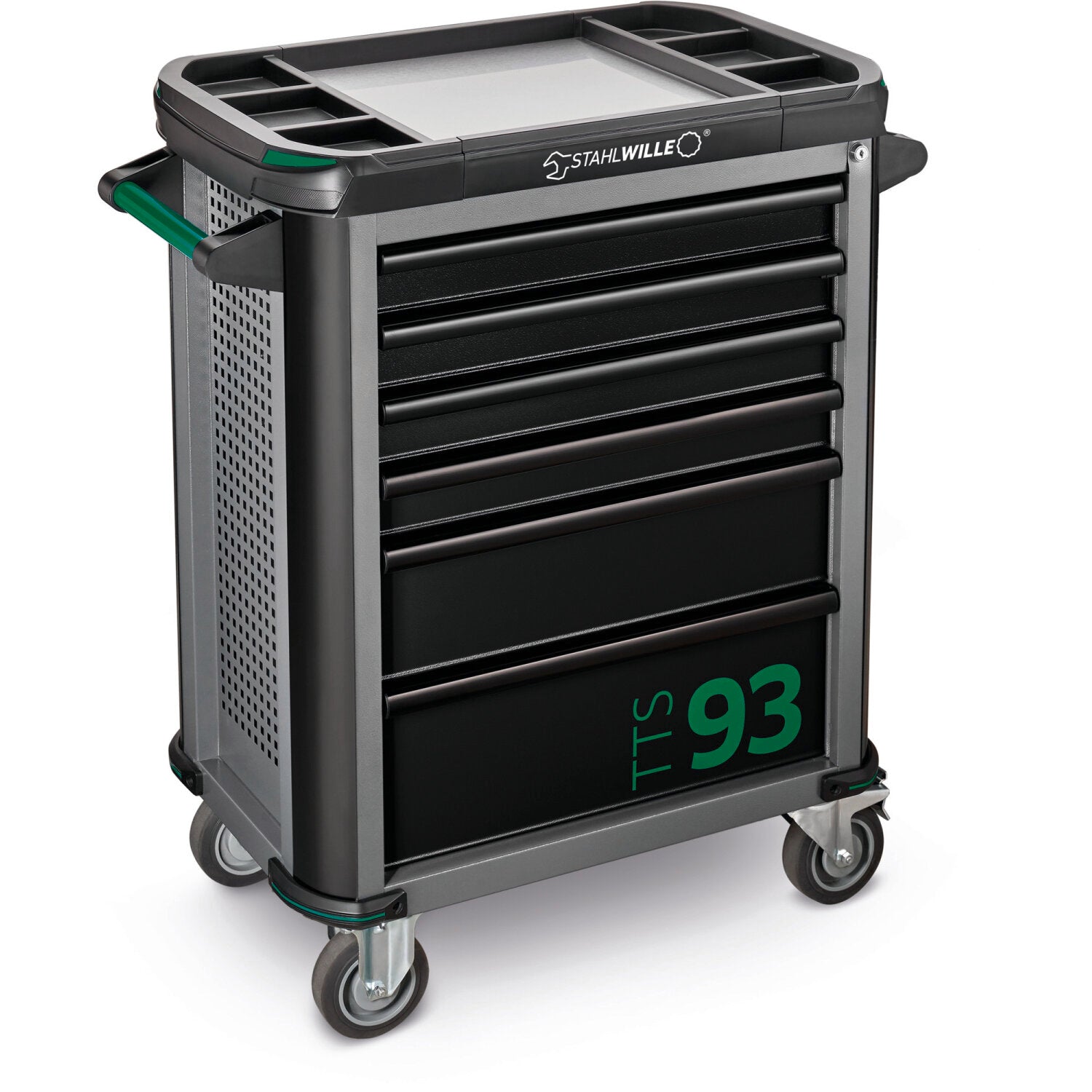 Stahlwille 98830178 Professional Tool Set with Rolling Tool Trolley - Perfect for Mechanics, DIY Projects & Workshop Organization