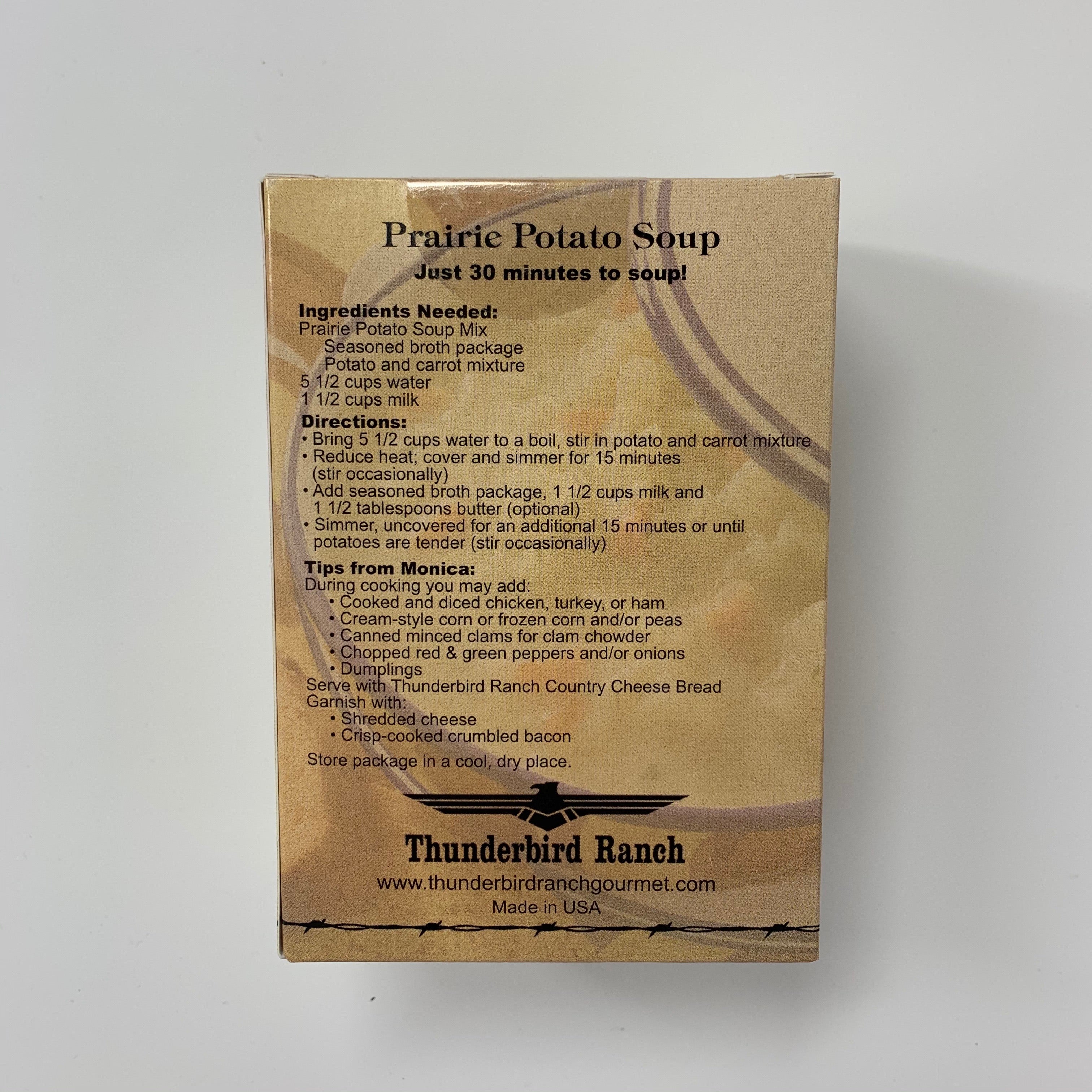 Organic Prairie Potato Soup Mix - Instant, Gluten-Free & Non-GMO - Quick & Easy Homemade Soup for Camping, Family Dinners & Cold Weather Comfort