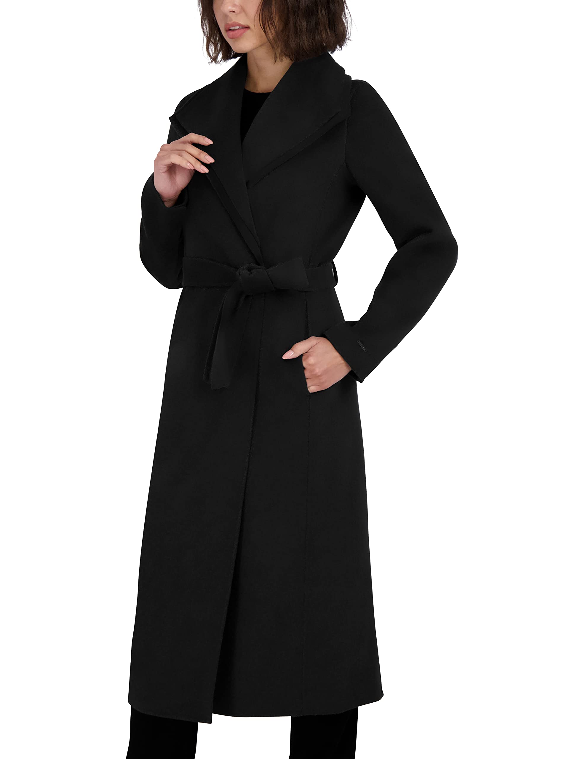 Tahari Women's Wool Blend Double-Faced Peacoat Winter Trench Coat - Warm & Stylish Outerwear for Cold Weather, Office & Casual Wear