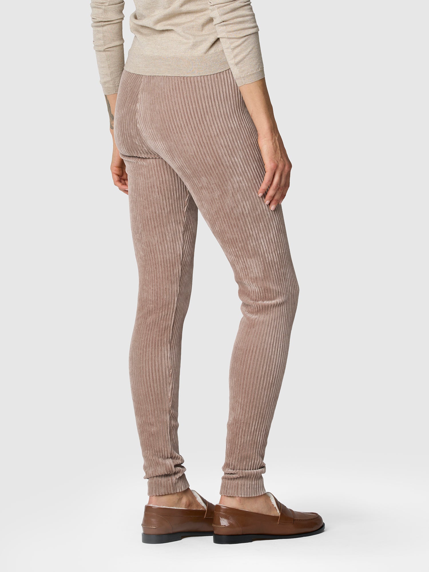 Joelle Stretch Corduroy Pants for Women - Comfortable High Waisted Wide Leg Trousers - Perfect for Casual Outfits, Office Wear & Fall Fashion