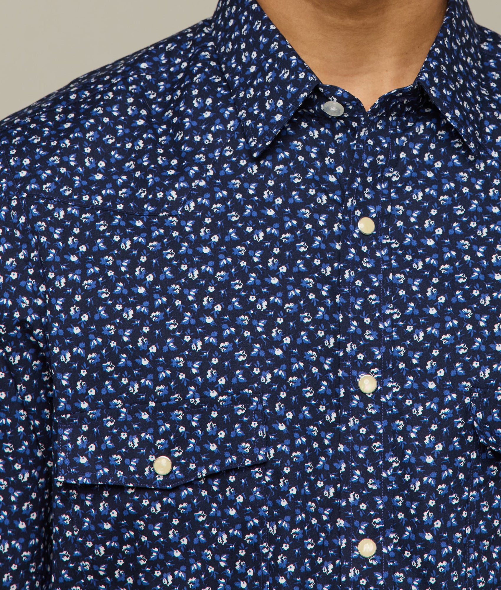 Stylish Blue and White Floral Print Dress - Perfect for Summer Outings, Beach Vacations & Casual Wear | Austin Collection