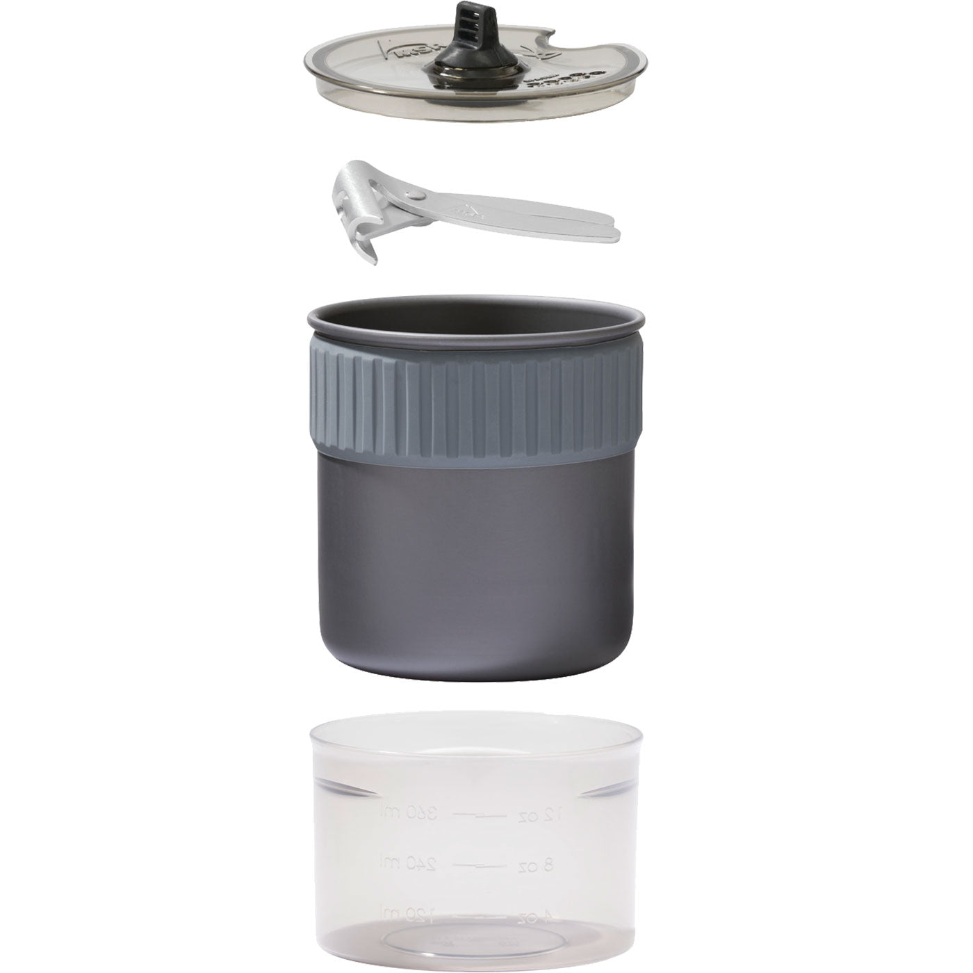 MSR Trail Mini Solo Cook Set - Lightweight Camping Cookware for Backpacking & Hiking | Compact Cooking Pot with Lid for Solo Outdoor Adventures (Closeout)