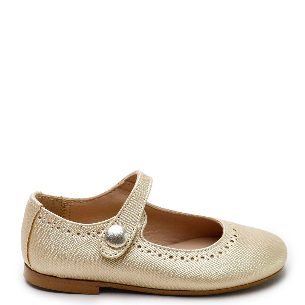 Platinum Textured Mary Jane Shoes for Women - Elegant & Comfortable Dress Shoes for Work, Party & Special Occasions