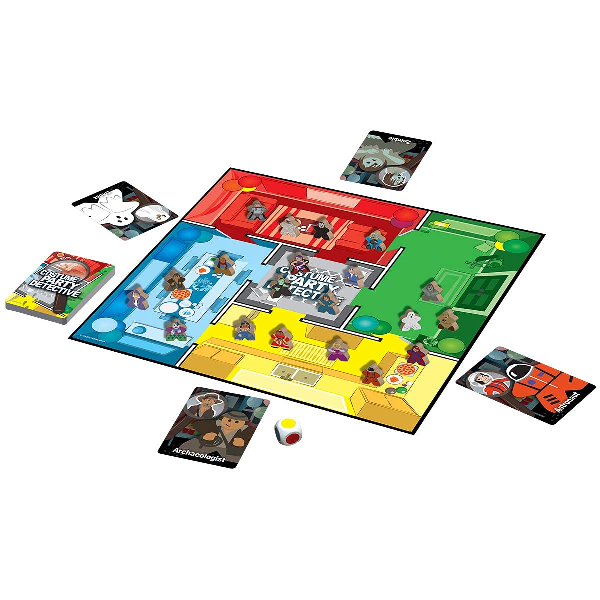 Detective Costume Party Game - Fun Family Board Game for Kids & Adults | Solve Mysteries & Uncover Identities | Perfect for Parties, Game Nights & Team Building