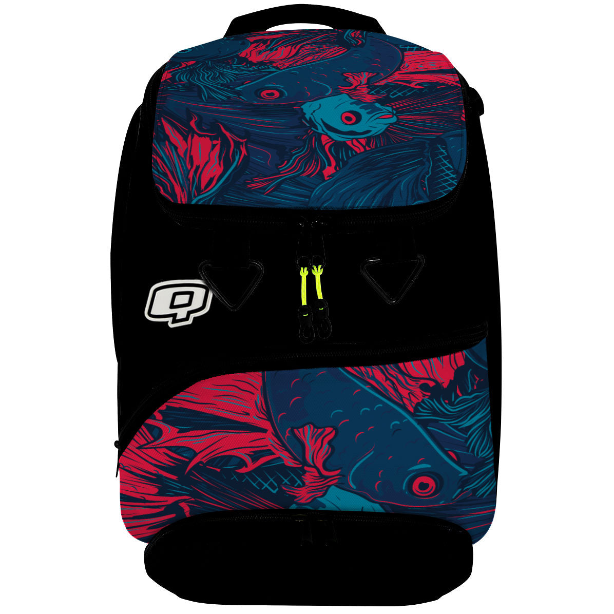 Premium Siamese Fighting Fish Backpack - Durable & Stylish Betta Fish Design for School, Travel, and Outdoor Adventures