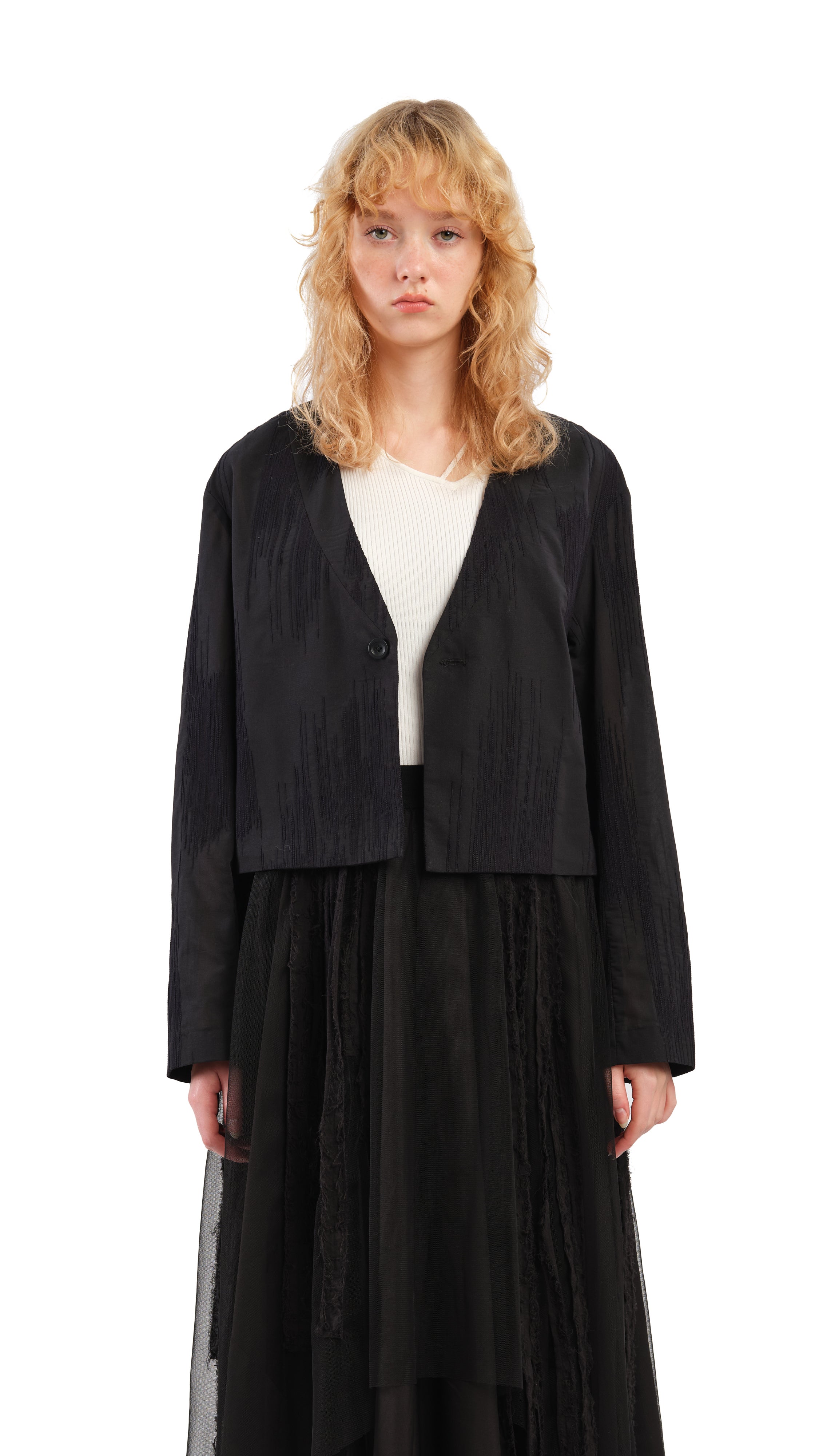 Stylish Jacquard Double Breasted Jacket for Men & Women | Elegant Formal & Casual Wear | Perfect for Office, Parties & Special Occasions