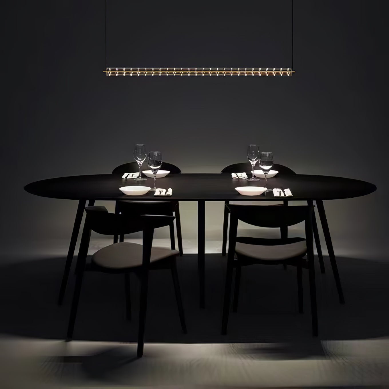 Modern Loop Pendant Lamp - Stylish Hanging Light Fixture for Kitchen Island, Dining Room & Bedroom Decor