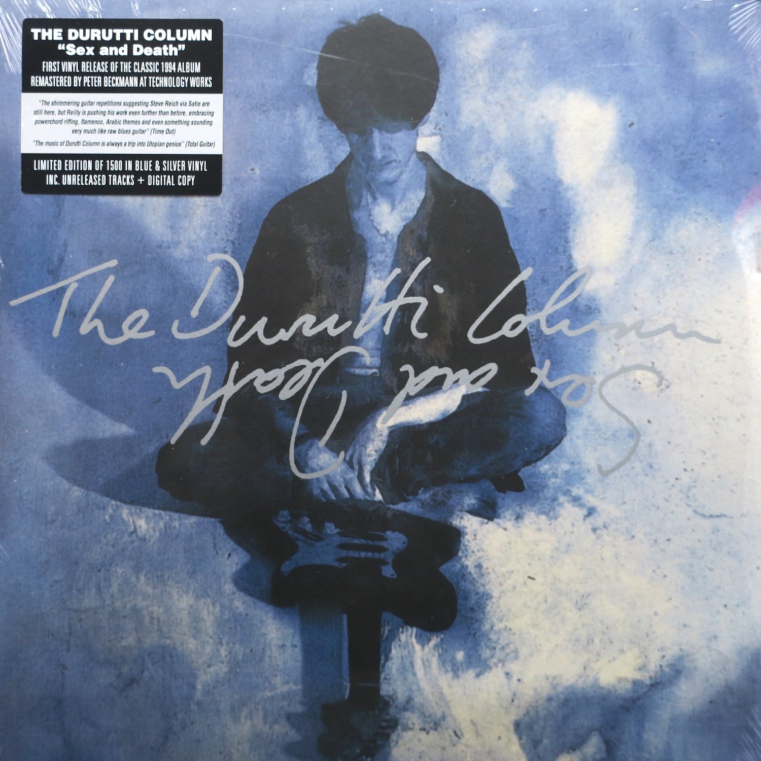 DURUTTI COLUMN 'Sex And Death' Limited Edition Blue/Silver Vinyl 2LP Record - Perfect for Music Collectors & Vinyl Enthusiasts, Great for Home Listening & Gifts