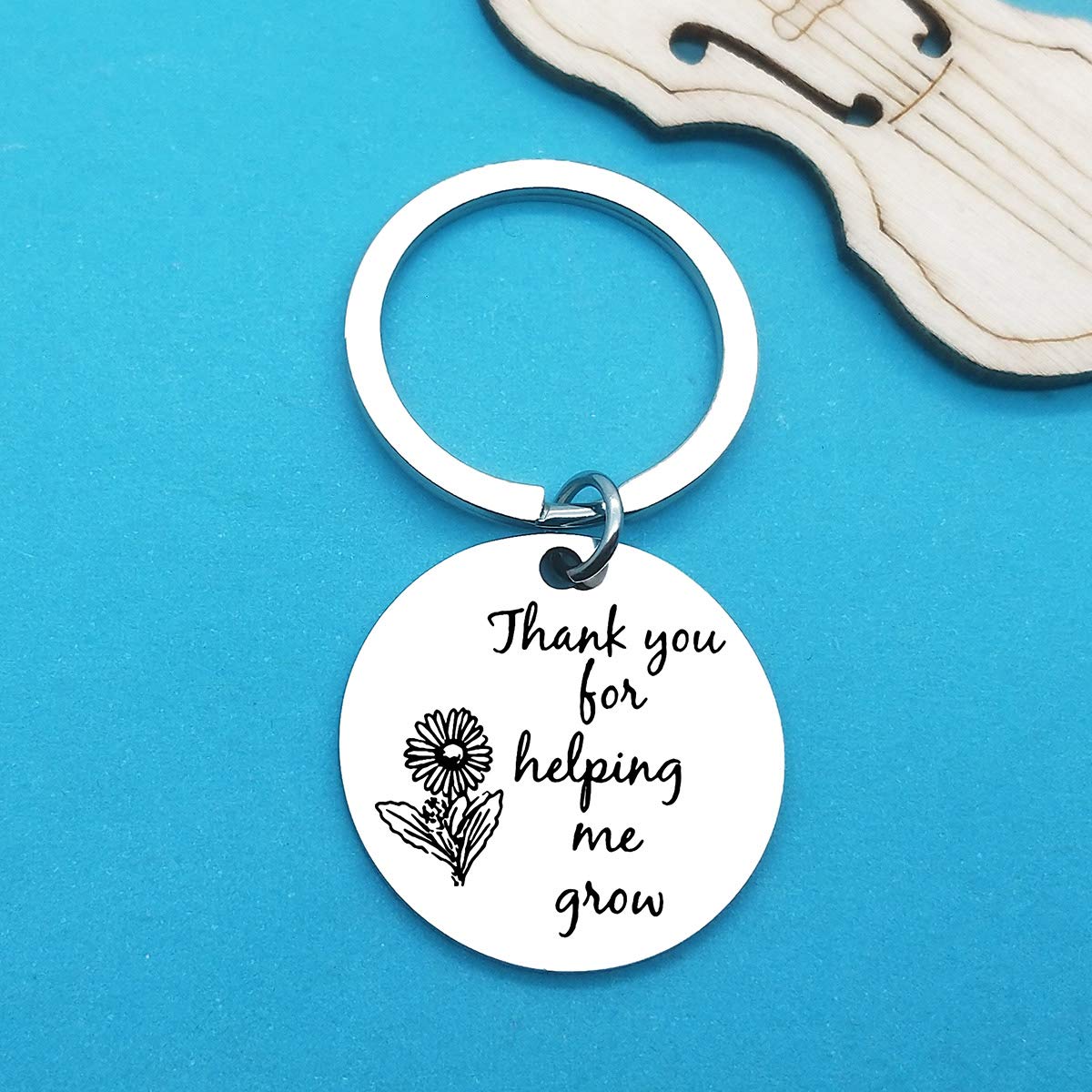 Xiahuyu Teacher Keychain - Thoughtful Teacher Appreciation Gift, Graduation Present, Thank You Gift for Educators - Perfect for Christmas, Birthday & End of Year Celebrations - Ideal for Classroom Gifts, Teacher Recognition & Student Appreciation