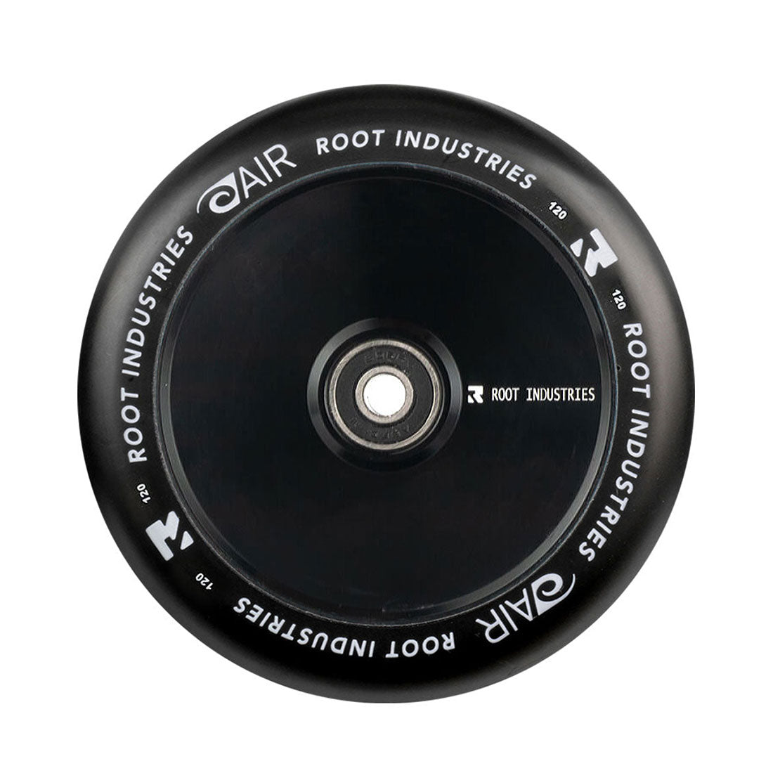 Root Industries Air 120mm Black/Black - Premium Skateboard Wheels for Street & Park Skating | Smooth Ride & Durability