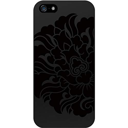 OTM Classic Prints Black Phone Case - Slim Protective Cover for iPhone 12/13/Pro Max - Stylish Durable Shockproof Case (Perfect for Daily Use, Travel & Outdoor Activities)