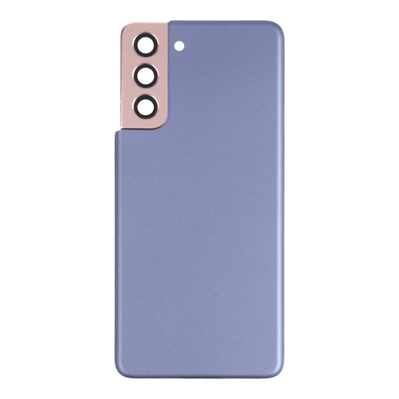 Original Samsung Galaxy S21 Rear Glass Replacement with Camera Lens - Compatible with S21 5G (SM-G991U) - DIY Repair Part for Cracked/Broken Back Cover - Home & Professional Phone Repair Solution