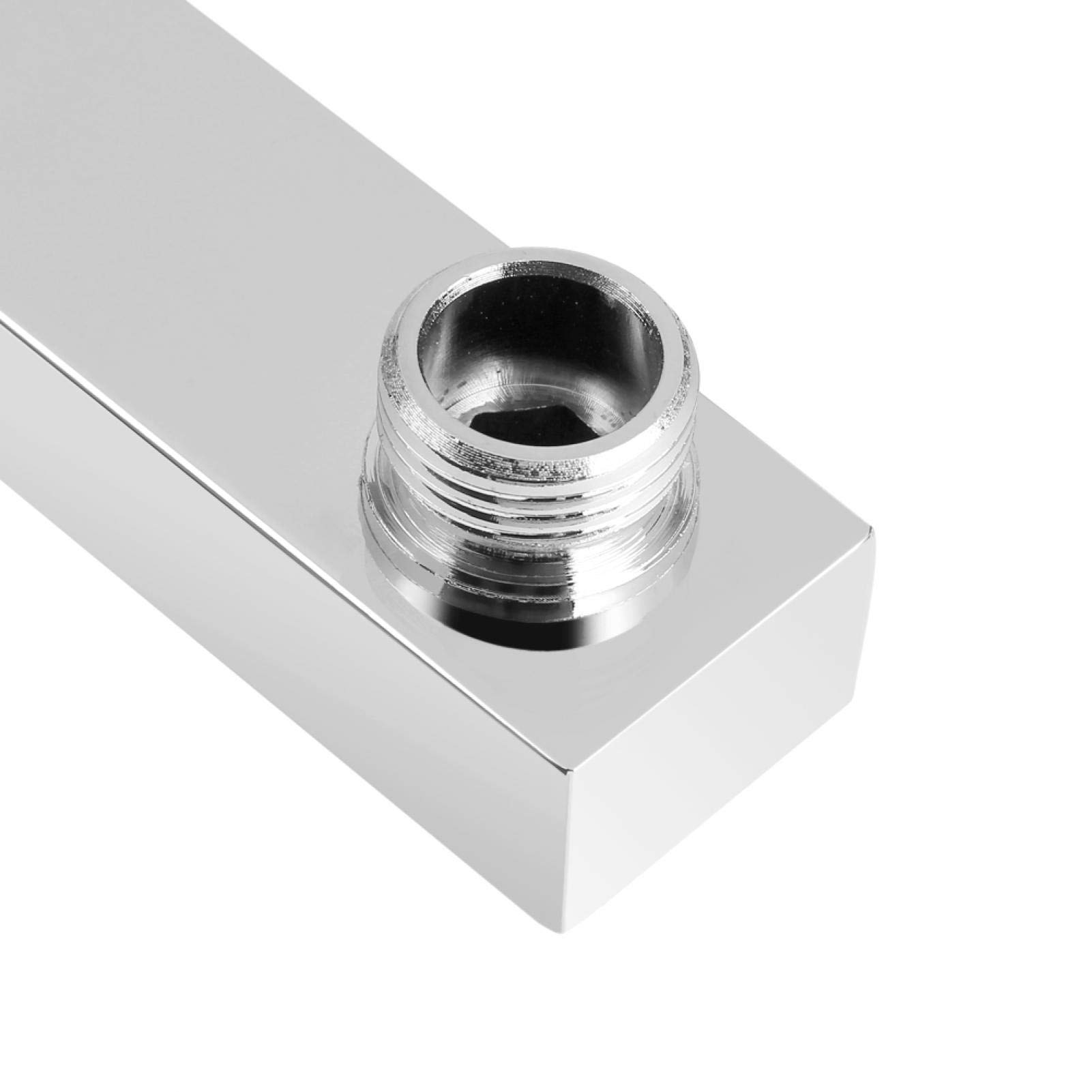 Stainless Steel Shower Extension Arm 60cm/23.62in - Adjustable Wall Mounted Shower Arm for Bathroom, Handheld Showerhead & Rainfall Shower - Perfect for Small Bathrooms, RV & Camping Use