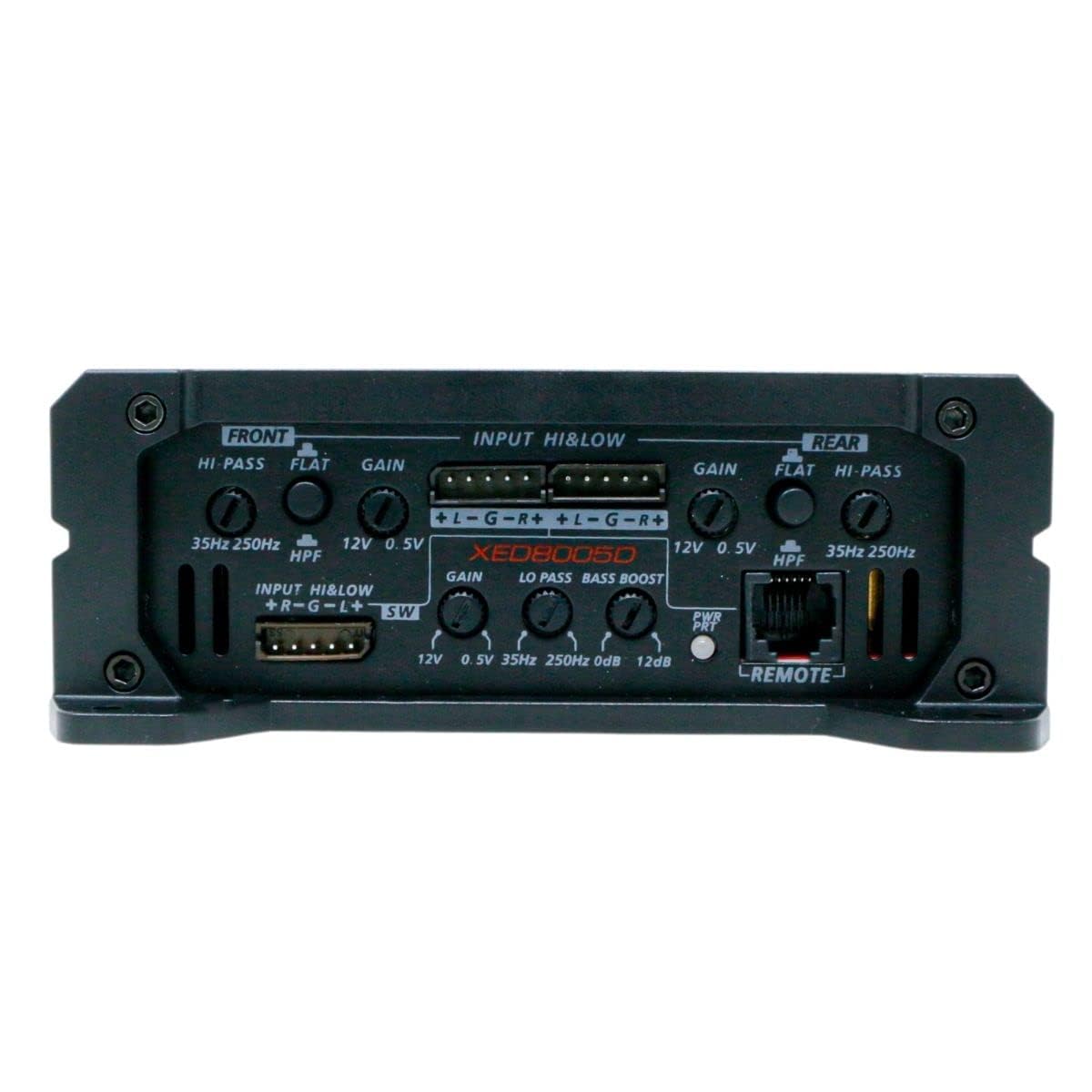 Cerwin Vega XED8005D 800W Max 5-Channel Class-D Car Amplifier - High Power Audio for Subwoofers & Speakers | Perfect for Car Audio Upgrades & Sound Systems
