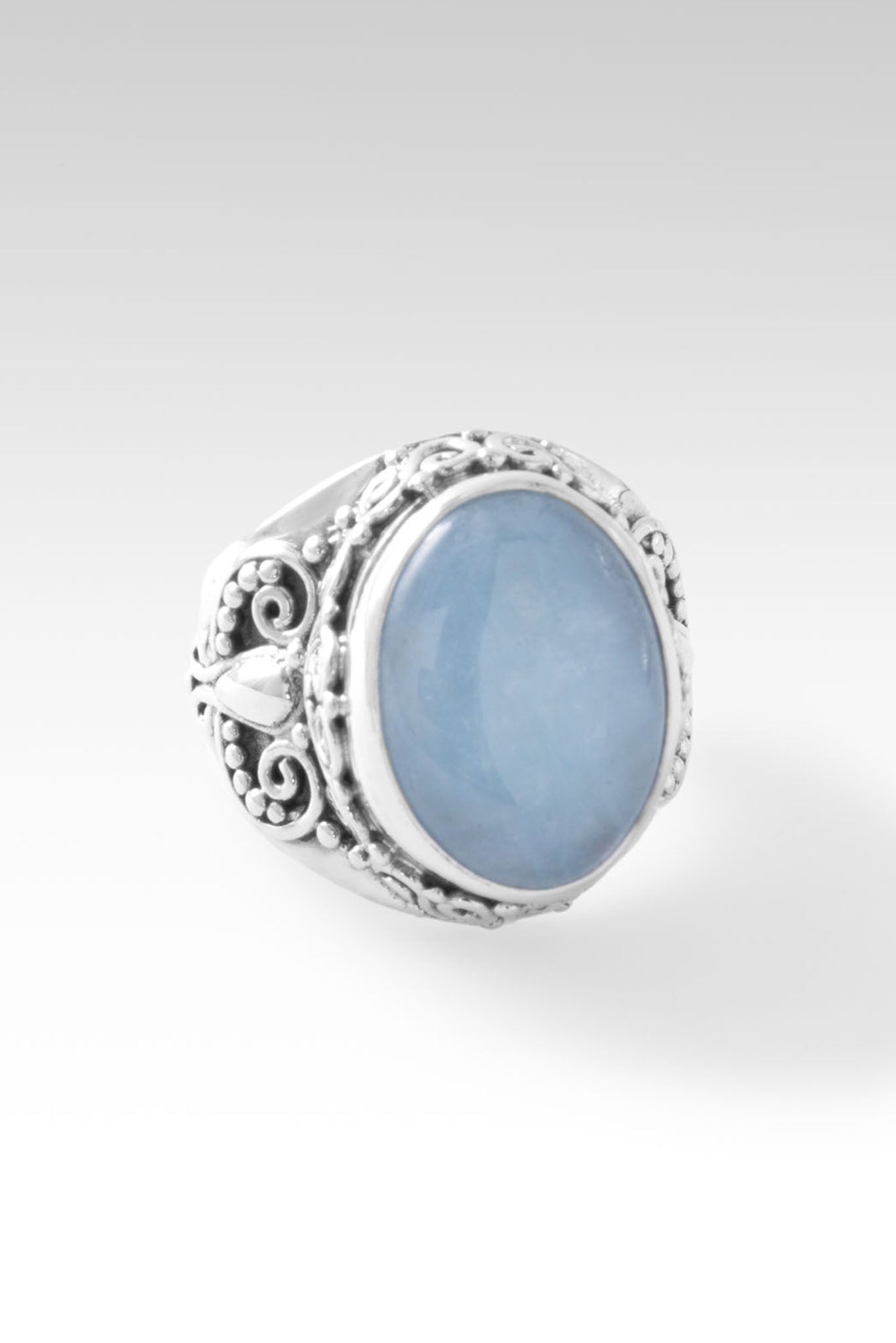Spirit Within Me Ring™ - Genuine Aquamarine Gemstone Ring for Women | Elegant Jewelry for Everyday Wear, Spiritual Healing & Special Occasions